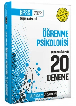 Pegem Kpss 2022 Eğitim Bilimleri Öğrenme Psikolojisi 20 Çözümlü Deneme