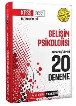 Pegem Kpss 2022 Eğitim Bilimleri Gelişim Psikolojisi 20 Deneme