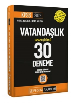 Pegem Kpss 2022 Gy Gk Vatandaşlık 30 Çözümlü Deneme