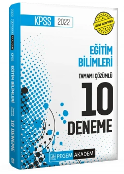 Pegem Kpss 2022 Eğitim Bilimleri 10 Çözümlü Deneme