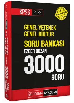 Pegem Kpss 2022 Gy Gk Ezber Bozan 3000 Soru Bankası