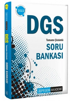 Pegem 2022 Dgs Çözümlü Soru Bankası