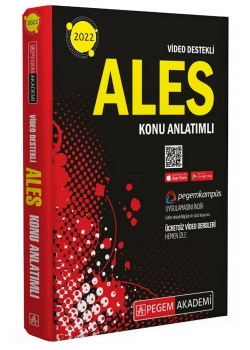 Pegem 2022 Ales Konu Anlatımlı