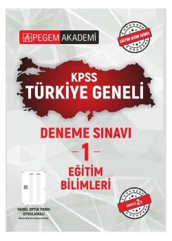 Pegem Kpss Eğitim Bilimleri Türkiye Geneli Deneme-1