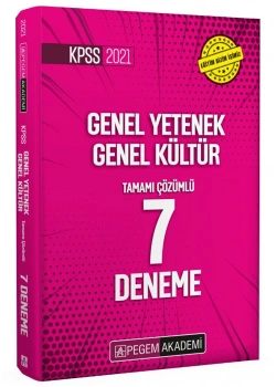 Pegem Kpss 2021 Gy Gk 7 Çözümlü Deneme