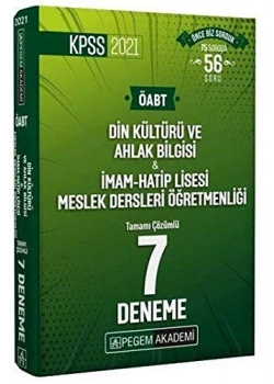 Pegem Öabt 2021 Din Kültürü 7 Çözümlü Deneme