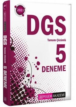 Pegem 2021 Dgs Çözümlü 5 Deneme