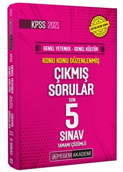 Pegem Kpss 2021 Gy Gk Son 5 Sınav Çıkmış Soru Ve Çözümleri