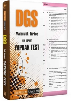 Pegem Dgs Türkçe Matematik Yaprak Test