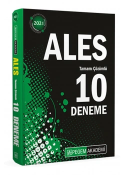 Pegem Ales 2021 Çözümlü 10 Deneme