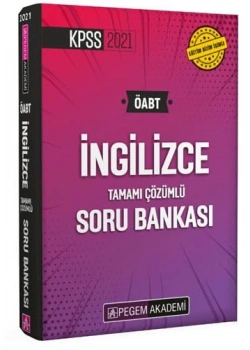 Pegem Kpss 2021 Öabt İngilizce Çözümlü Soru Bankası