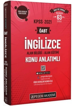 Pegem 2021 Öabt İngilizce Konu Anlatımlı
