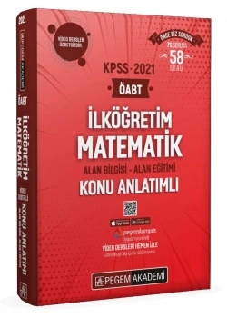 Pegem Öabt 2021 İlköğretim Matematik Konu Anlatımlı Set