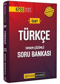Pegem 2021 Öabt Türkçe Çözümlü Soru Bankası