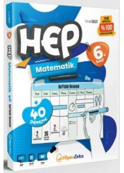 6.SINIF HEP MATEMATİK 40 HAFTALIK DENEMELER HİPERZEKA