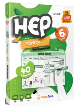 6.Sınıf Hep Türkçe 40 Haftalık Deneme Hiperzeka
