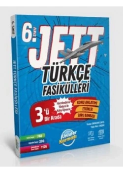 6.Sınıf Jett Türkçe Fasikülleri Ünlülerkarması