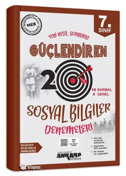 7. Sınıf Sosyal Bilgiler 20 Deneme Ankara Yayın