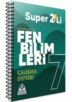 7.Sınıf Fen Bilimleri Süper 2 li Çalışma Defteri Soru Bankası