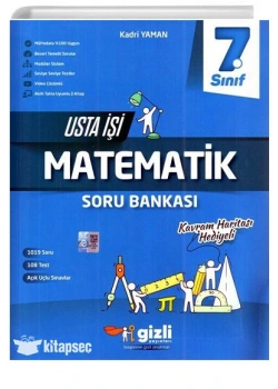 7.Sınıf Matematik Usta İşi Soru Bankası Gizli Yayınları