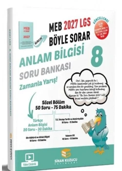 8.Sınıf Anlam Bilgisi Soru Bankası 2027 Lgs Meb Böyle Sorar Sinan Kuzucu