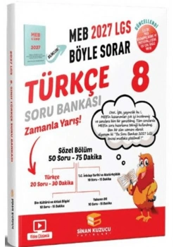 8.Sınıf Türkçe Soru Bankası 2027 Lgs Meb Böyle Sorar Sinan Kuzucu