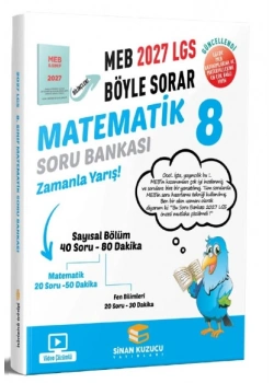 8.Sınıf Matematik Soru Bankası 2027 Lgs Meb Böyle Sorar Sinan Kuzucu