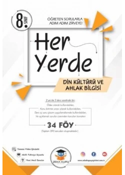 8.SINIF HER YERDE DİN KÜLTÜRÜ AHLAK BİLGİSİ 34 FÖY ZEKA KÜPÜ