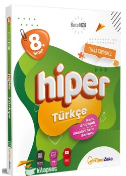 8.Sınıf Hiper Türkçe Konu Anlatımlı Soru Bankası Hiperzeka