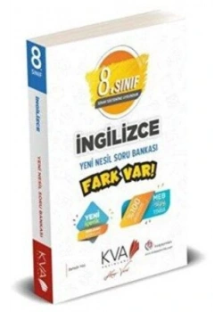 8.Sınıf İngilizce Yeni Nesil Soru Bankası Fark Var Koray Varol Akademi
