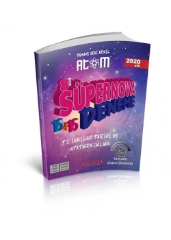 8.Sınıf İnkılap Tarihi Atatürkçülük Süpernova deneme