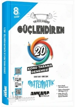 8.SINIF MATEMATİK GÜÇLENDİREN 20 DENEME ANKARA YAYIN