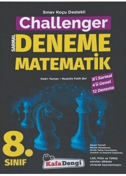 8.Sınıf Matematik Sarmal 12 Deneme Challenger Kafa Dengi