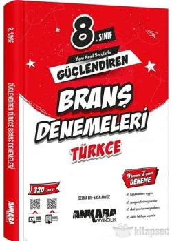 8.Sınıf Türkçe Güçlendiren Branş Denemeleri Ankara Yayıncılık