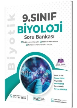 9.Sınıf Biyoloji Soru Bankası biyotik yayın
