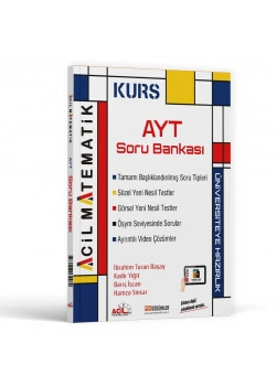 ACİL AYT MATEMATİK SORU BANKASI KURS SERİSİ