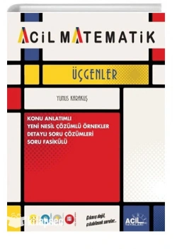Acil Yks Tyt Ayt Matematik Üçgenler Konu Anlatım soru Fasikülü