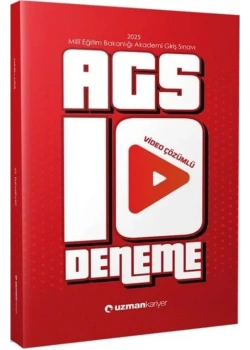 AGS 10 VİDEO ÇÖZÜMLÜ DENEME UZMAN KARİYER