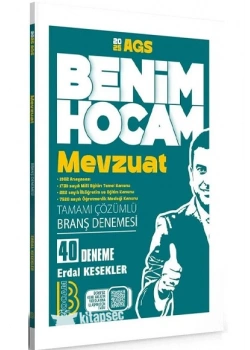 AGS MEVZUAT ÇÖZÜMLÜ 40 BRANŞ DENEMESİ BENİM HOCAM