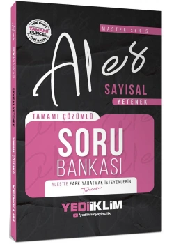 Ales Sayısal Yetenek Çözümlü Soru Bankası Master Seri Yediiklim