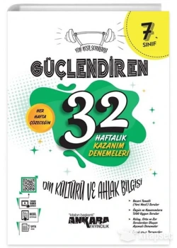 Ankara 7. Sınıf 32 Haftalik Di̇N Kültürü Kazanim Denemeleri̇