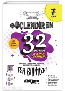 Ankara 7. Sınıf 32 Haftalik Fen Bi̇Li̇Mleri̇ Kazanim Denemeleri̇
