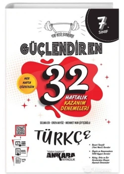 Ankara 7. Sınıf 32 Haftalik Türkçe Kazanim Denemeleri̇