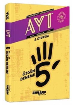 Ankara Yayın Ayt 5 Özgün Deneme 2.Oturum