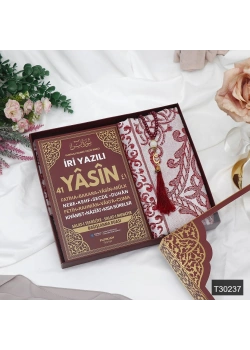 Anneler Gününe Özel Zühre Asetat Kutu İçerisinde Yasin-i Şerif Seti