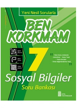 Ata 7.Sınıf Sosyal Bilgiler Soru Bankası Ben Korkmam