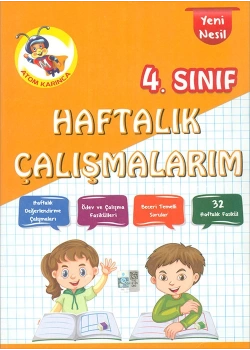 Atom Karınca 4.Sınıf Haftalık Çalışmalarım Yeni Nesil