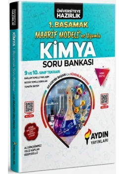 Aydın Tyt Kimya Soru Bankası 1.Basamak Maarif Modeli 9-10.Sınıf Tekrarı