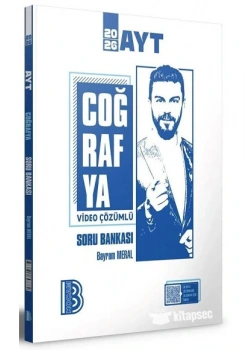 AYT COĞRAFYA ÇÖZÜMLÜ SORU BANKASI BENİM HOCAM