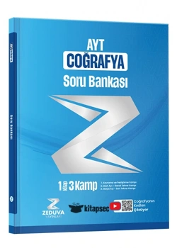 AYT COĞRAFYA SORU BANKASI 1 KİTAP 3 KAMP ZEDUVA YAYIN